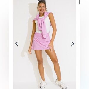 NWT SPANX Booty Boost Active Skort in Petinia Size XL